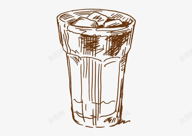 素描冰水png免抠素材_新图网 https://ixintu.com 冰水 素描