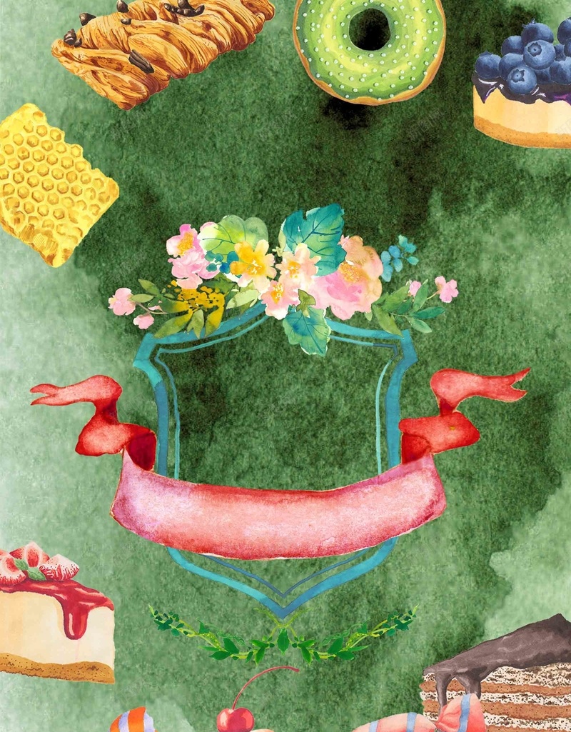 水墨浪漫甜点小冰淇淋甜品食品饮料广告背景psd设计背景_新图网 https://ixintu.com 儿童 冰淇淋 美食 雅致背景 零食 面包 风水广告