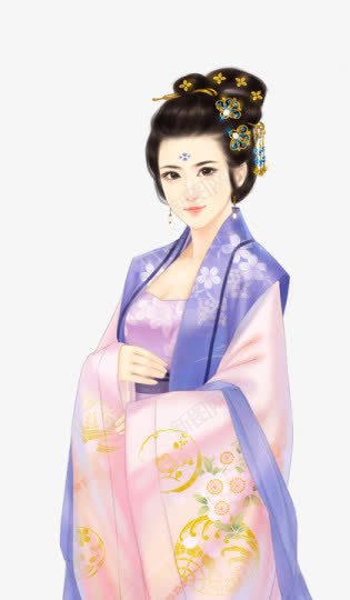 富家小姐手绘古风png免抠素材_新图网 https://ixintu.com 古风 富家 小姐 手绘