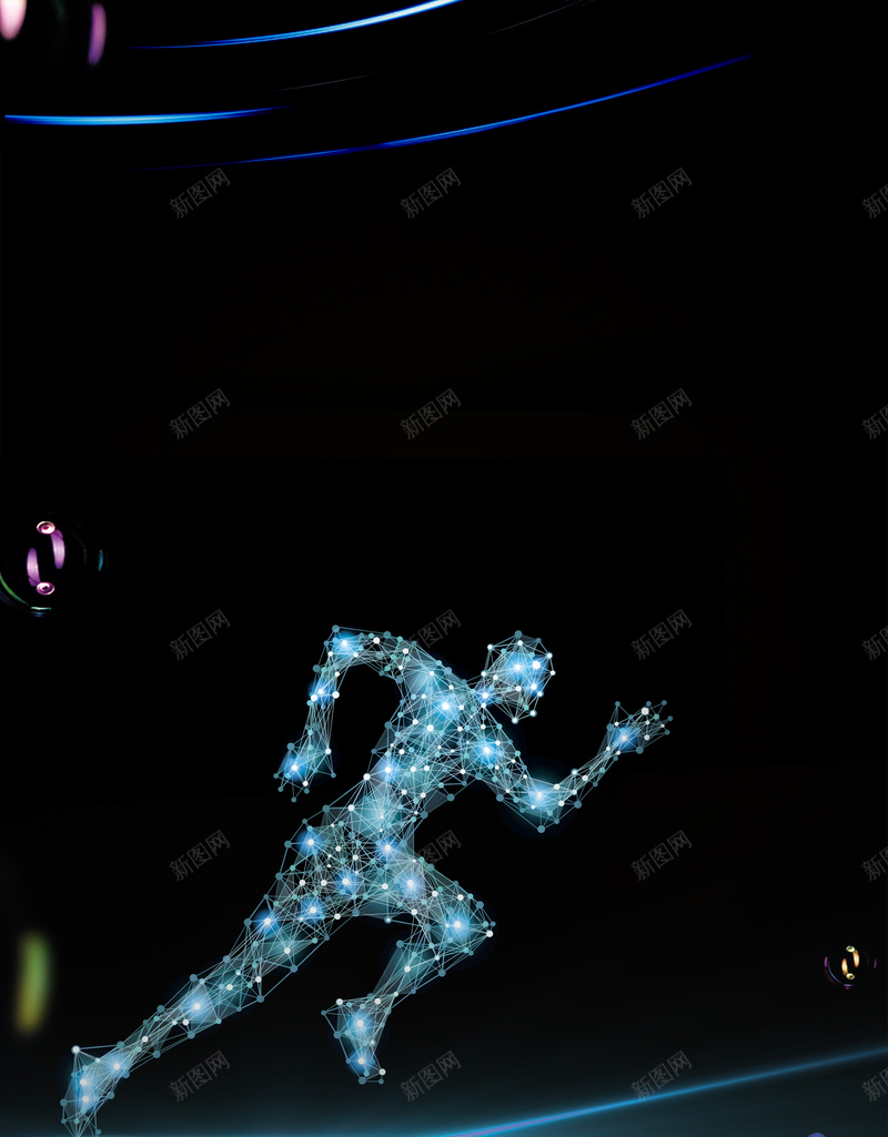 跑步锻炼运动奔跑海报psd设计背景_新图网 https://ixintu.com 创意 大气 奔跑 海报 素材 背景 设计 跑步 运动 锻炼 黑色