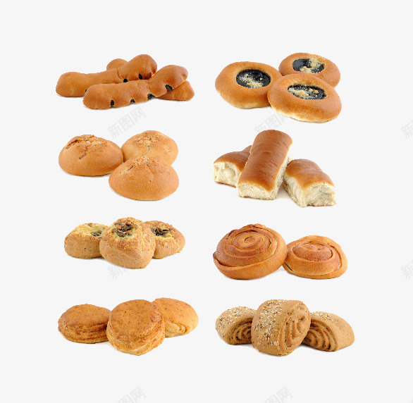 烘焙食物png免抠素材_新图网 https://ixintu.com 点心 蛋糕 面包