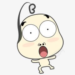 手绘黄色可爱惊吓表情png免抠素材_新图网 https://ixintu.com 可爱 惊吓 表情 黄色