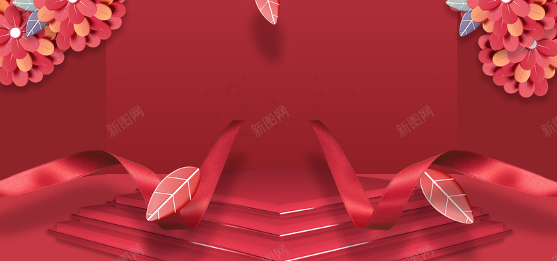 我们结婚啦红色浪漫喜庆bannerpsd设计背景_新图网 https://ixintu.com 中国风 古典 喜庆 大气 婚庆 婚礼 我们结婚啦 浪漫 红色