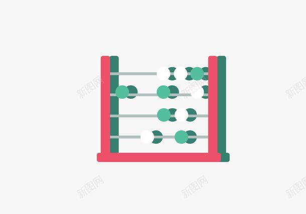 算盘png免抠素材_新图网 https://ixintu.com 珠帘 算盘 装饰