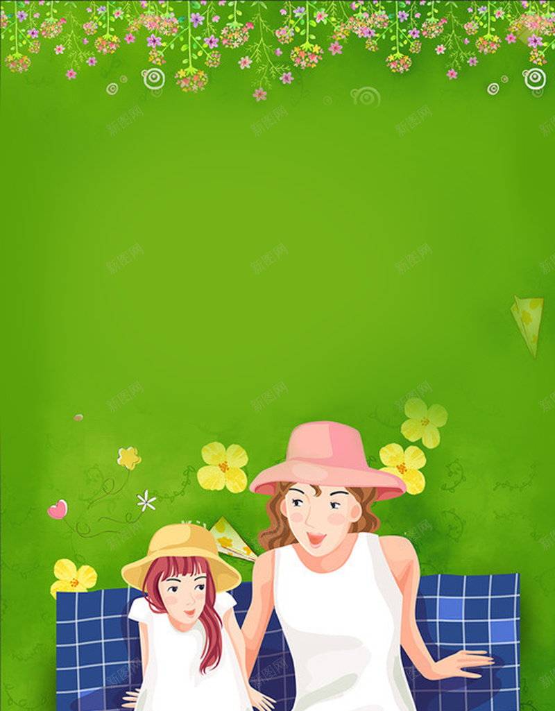 母亲节创意温馨海报背景图psd设计背景_新图网 https://ixintu.com 妈妈的爱 感恩 歌颂 祝福 赞美 温馨 亲情 母亲节礼物 母亲节背景 手绘 温暖
