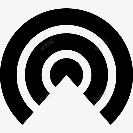 Wifi通信176填充图标svg_新图网 https://ixintu.com Wifi 填充 通信
