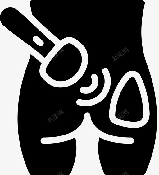 按摩器美容2填充图标svg_新图网 https://ixintu.com 填充 按摩器 美容