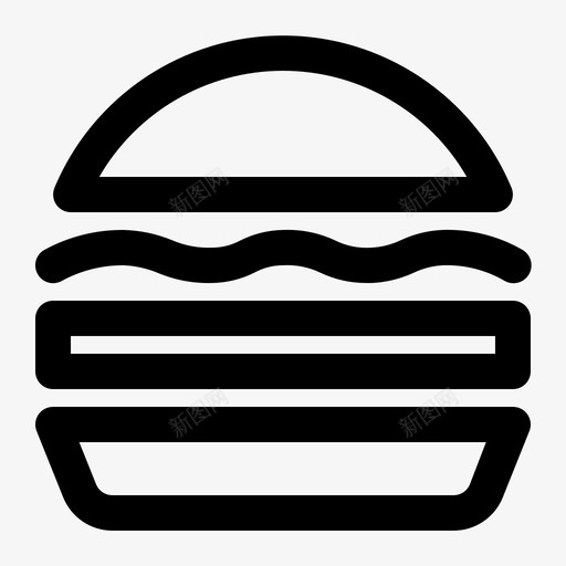 汉堡饮料吃图标svg_新图网 https://ixintu.com 汉堡 饮料