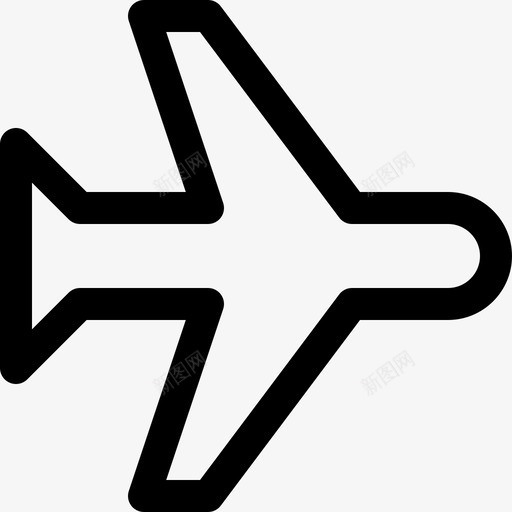 飞行模式通信175线性图标svg_新图网 https://ixintu.com 模式 线性 通信 飞行