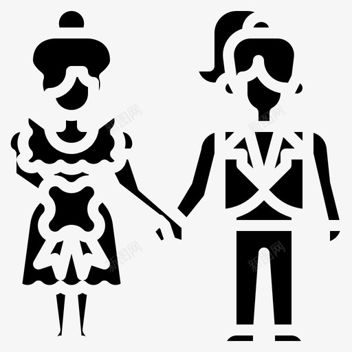 异装癖情侣爱情图标svg_新图网 https://ixintu.com 固体 图标 女人 婚姻 婚礼 异装 情侣 爱情 爱情故事