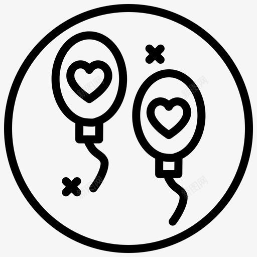 爱情箭心图标svg_新图网 https://ixintu.com 2圈 婚礼 情人节 求婚 爱情