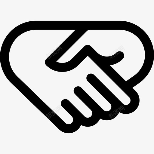 握手病毒传播6线性图标svg_新图网 https://ixintu.com 传播 握手 病毒 线性