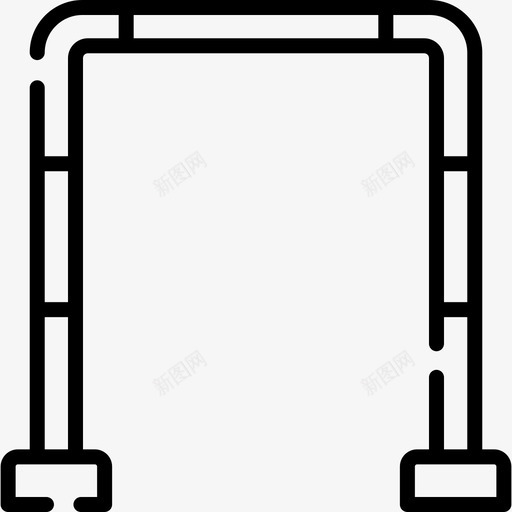 俯卧撑运动器材8直线型图标svg_新图网 https://ixintu.com 俯卧撑 直线 线型 运动器材