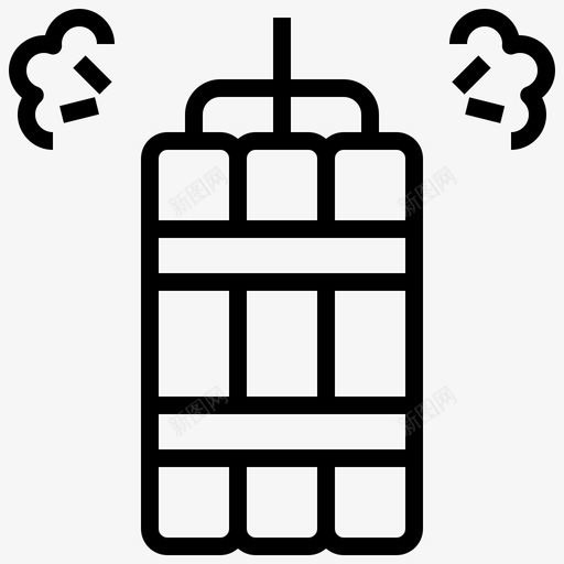 爆炸性狂野西部31直线型图标svg_新图网 https://ixintu.com 爆炸性 狂野 直线 线型 西部