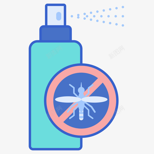 防虫喷雾药剂1线性颜色图标svg_新图网 https://ixintu.com 喷雾 线性 药剂 防虫 颜色