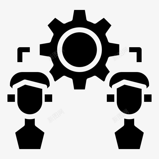 合作思维71扎实图标svg_新图网 https://ixintu.com 合作 思维 扎实 设计