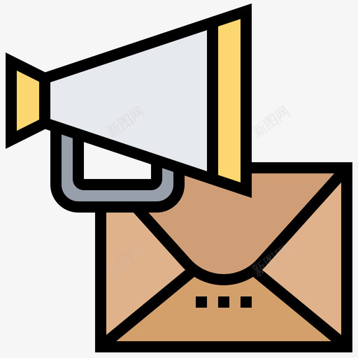 市场营销现代商业6线性色彩图标svg_新图网 https://ixintu.com 商业 市场营销 现代 线性 色彩