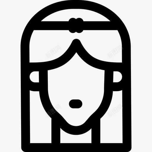 嬉皮士城市部落30直系图标svg_新图网 https://ixintu.com 城市 嬉皮士 直系 部落