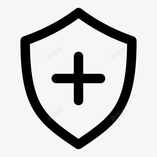 健康保险警察健康保险保护图标svg_新图网 https://ixintu.com 保护 健康保险 强大 警察