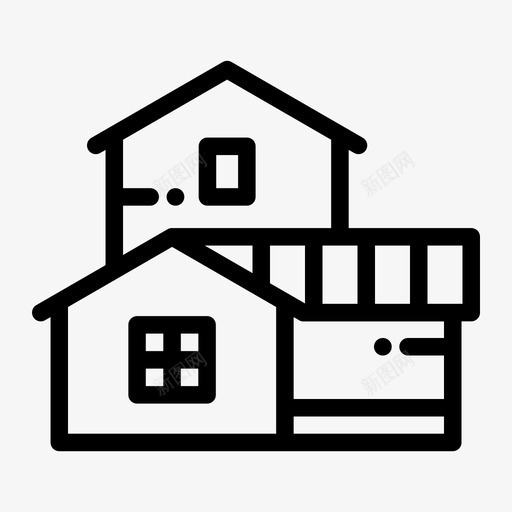 villagesvg_新图网 https://ixintu.com village