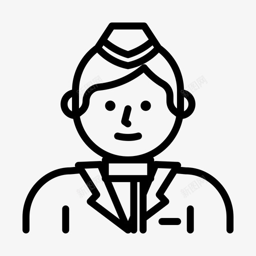 空姐阿凡达72直系图标svg_新图网 https://ixintu.com 直系 空姐 阿凡
