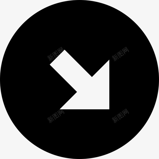 箭头接口93填充图标svg_新图网 https://ixintu.com 填充 接口 箭头
