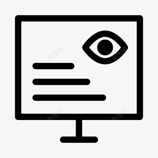 在线眼科检查医疗验光图标svg_新图网 https://ixintu.com 医疗 在线 护理 检查 眼科 网站 视力 验光