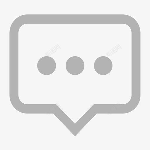 咨询未选中状态svg_新图网 https://ixintu.com 咨询未选中状态