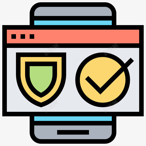 保护网络抢劫11线性颜色图标svg_新图网 https://ixintu.com 保护 抢劫 线性 网络 颜色