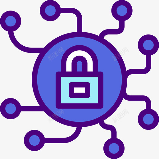 安全技术92线性颜色图标svg_新图网 https://ixintu.com 安全 技术 线性 颜色