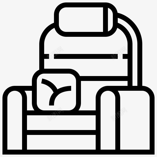 133号机场直线型座位图标svg_新图网 https://ixintu.com 133号 座位 机场 直线 线型