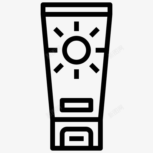 防晒霜33号自行车直线型图标svg_新图网 https://ixintu.com 33号 直线 线型 自行车 防晒霜