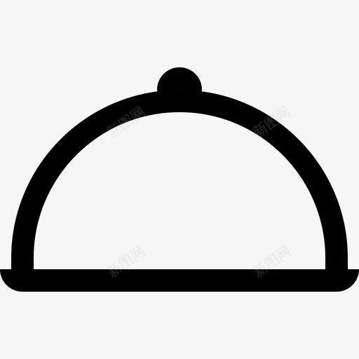 Cloche食品饮料8线性图标svg_新图网 https://ixintu.com Cloche 线性 食品饮料