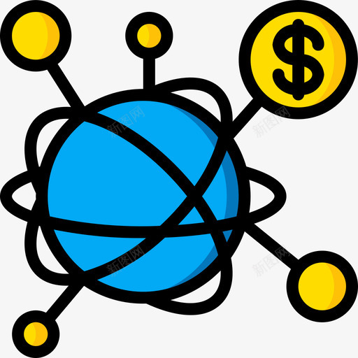 基金金融133线性颜色图标svg_新图网 https://ixintu.com 基金 线性 金融 颜色