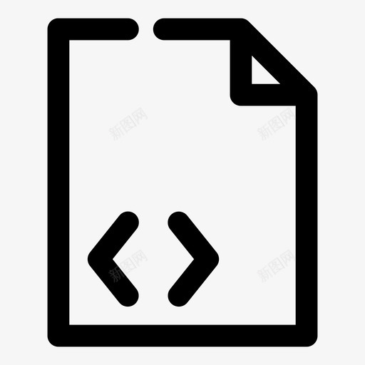 页面代码编码文档图标svg_新图网 https://ixintu.com 代码 文件 文档 用户 空白 粗体 编码 面板 页面