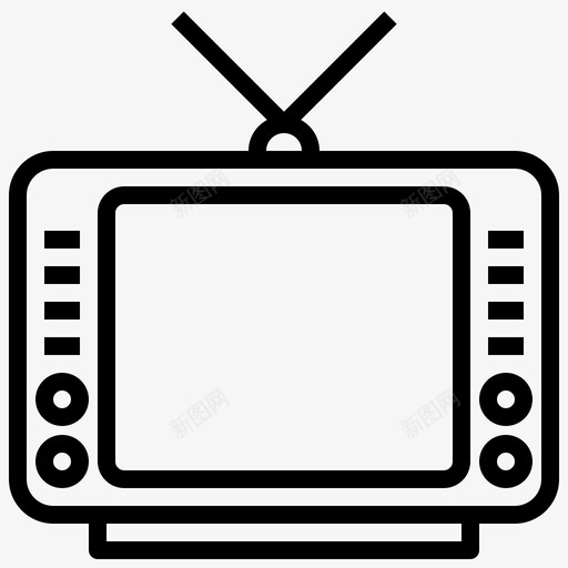 电视记者7直系图标svg_新图网 https://ixintu.com 电视 直系 记者