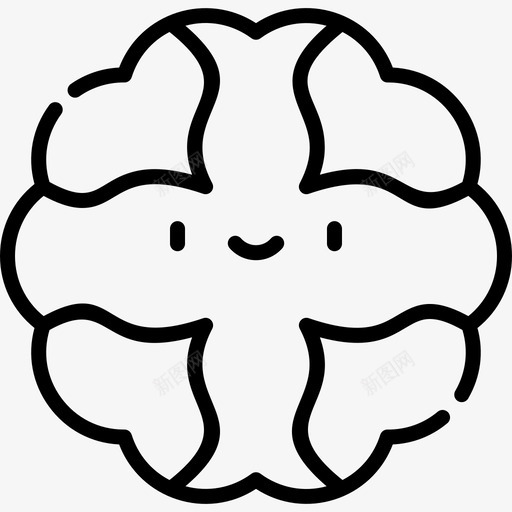 花自然花4线状图标svg_新图网 https://ixintu.com 线状 自然