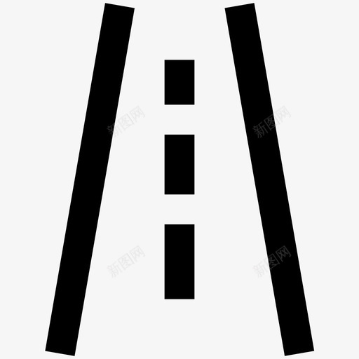 道路行驶8直线图标svg_新图网 https://ixintu.com 直线 行驶 道路