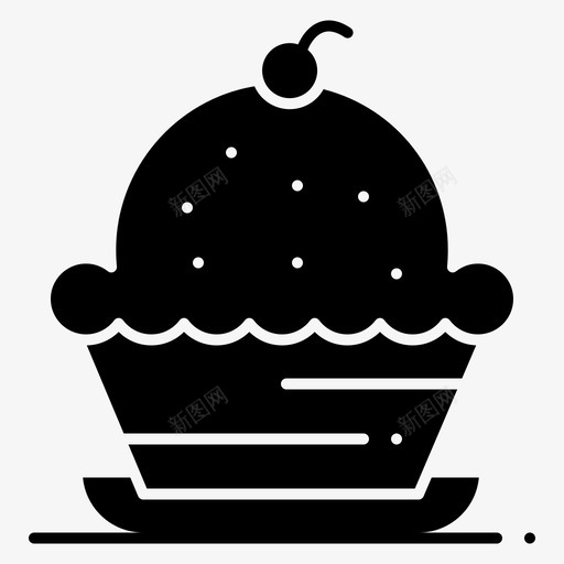 纸杯蛋糕甜点松饼图标svg_新图网 https://ixintu.com USAGREPH 感恩节 松饼 甜点 纸杯 蛋糕