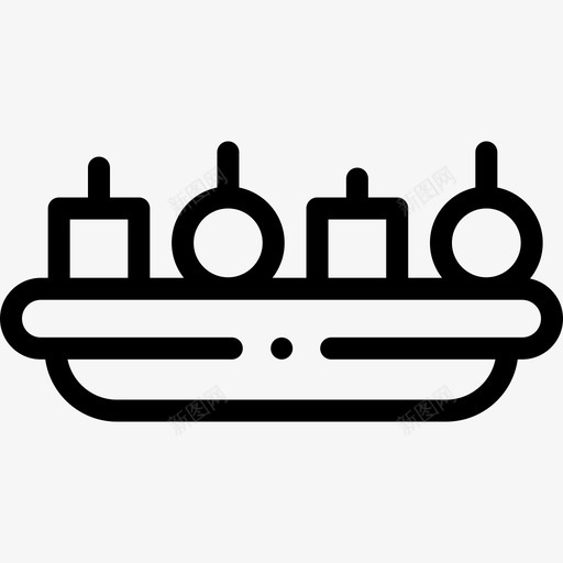 开胃菜夜宴44直系图标svg_新图网 https://ixintu.com 夜宴 开胃菜 直系