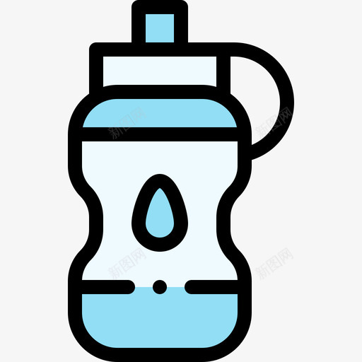 水瓶棒球64线颜色图标svg_新图网 https://ixintu.com 棒球 水瓶 颜色