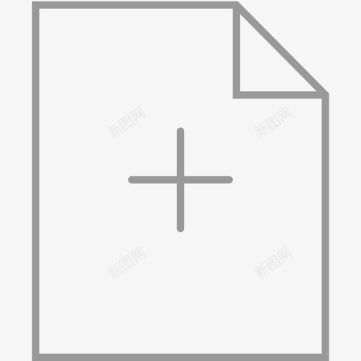 新建-未选中svg_新图网 https://ixintu.com 新建-未选中