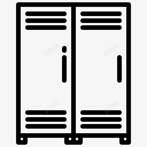 储物柜足球55线性图标svg_新图网 https://ixintu.com 储物柜 线性 足球