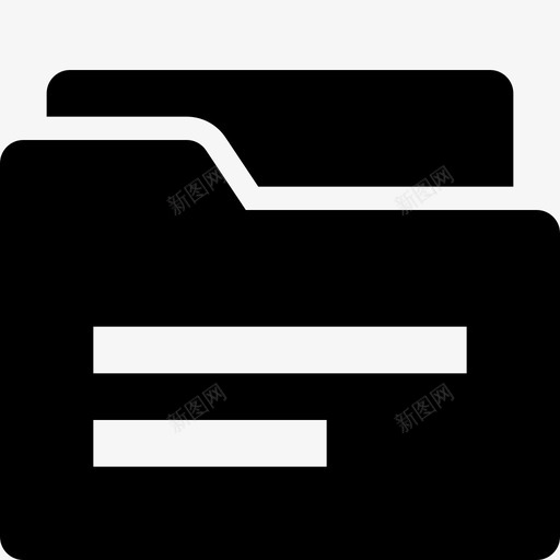 文件夹信纸78填充图标svg_新图网 https://ixintu.com 信纸 填充 文件夹