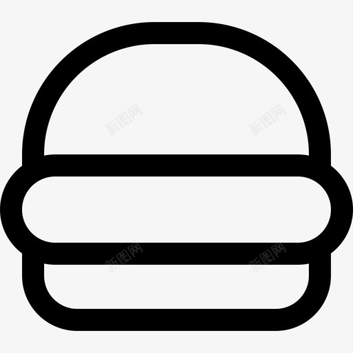 汉堡食品饮料8直系图标svg_新图网 https://ixintu.com 汉堡 直系 食品饮料