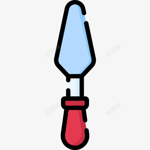 抹刀工艺15线性颜色图标svg_新图网 https://ixintu.com 工艺 抹刀 线性 颜色