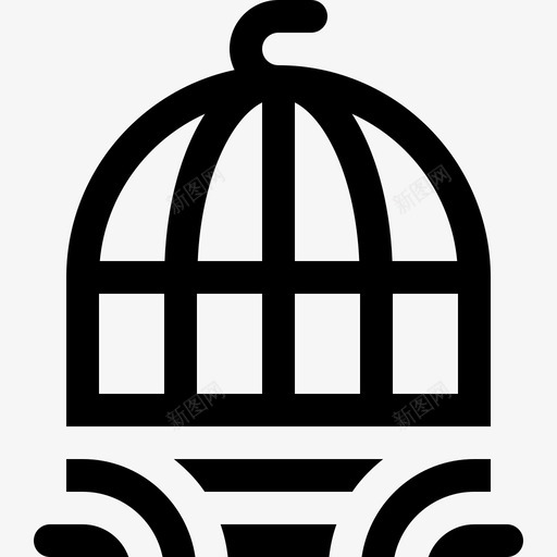 笼子波西米亚14填充图标svg_新图网 https://ixintu.com 填充 波西 笼子 米亚