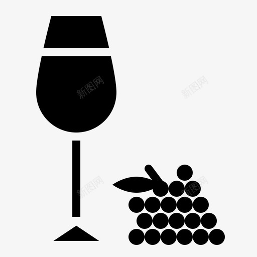 葡萄酒饮料47铭文图标svg_新图网 https://ixintu.com 葡萄酒 铭文 饮料