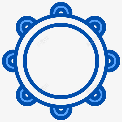 手鼓雷鬼音乐2蓝色图标svg_新图网 https://ixintu.com 手鼓 蓝色 雷鬼 音乐