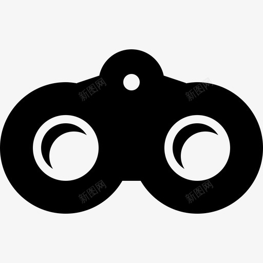 双筒望远镜物体19填充图标svg_新图网 https://ixintu.com 双筒 填充 望远镜 物体